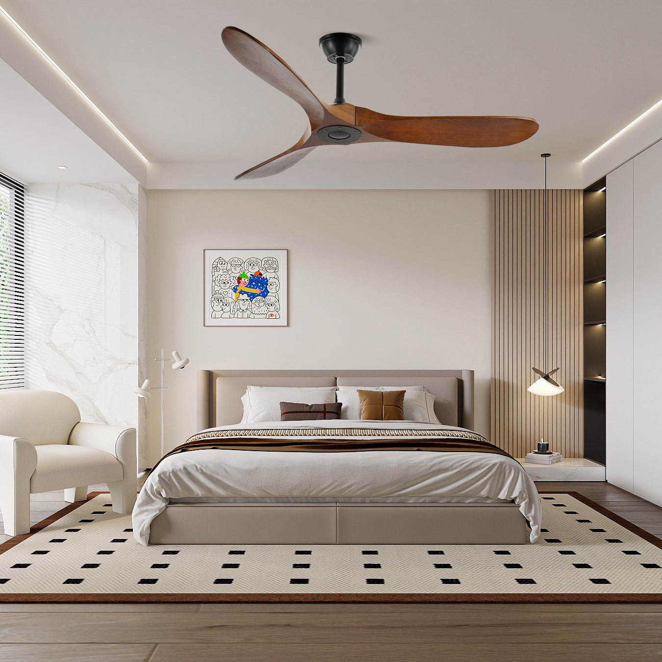 Aviona Wood Ceiling Fan