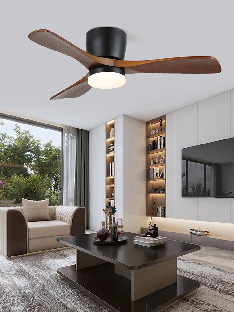 Nielsen Wooden 42"/52" Ceiling Fan With Light