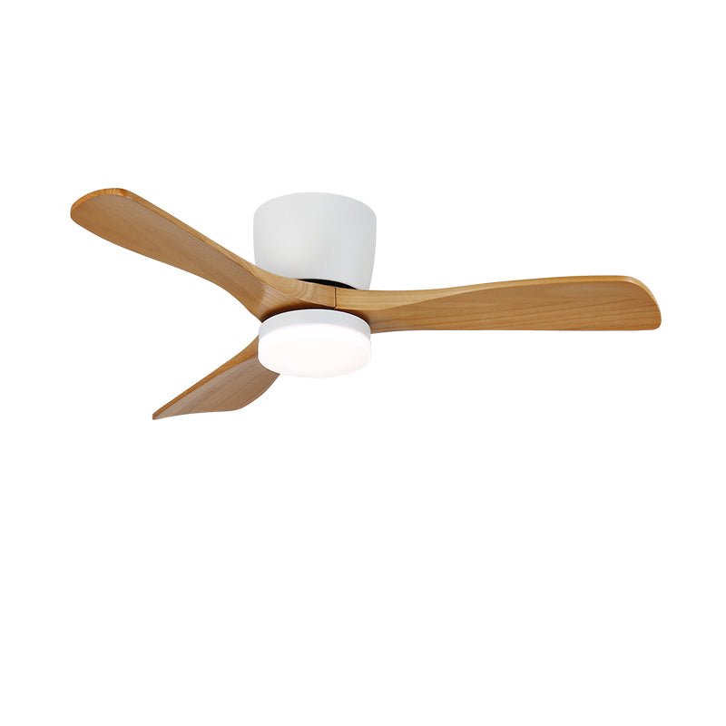 Brinor Minimalist Wood Ceiling Fan Light