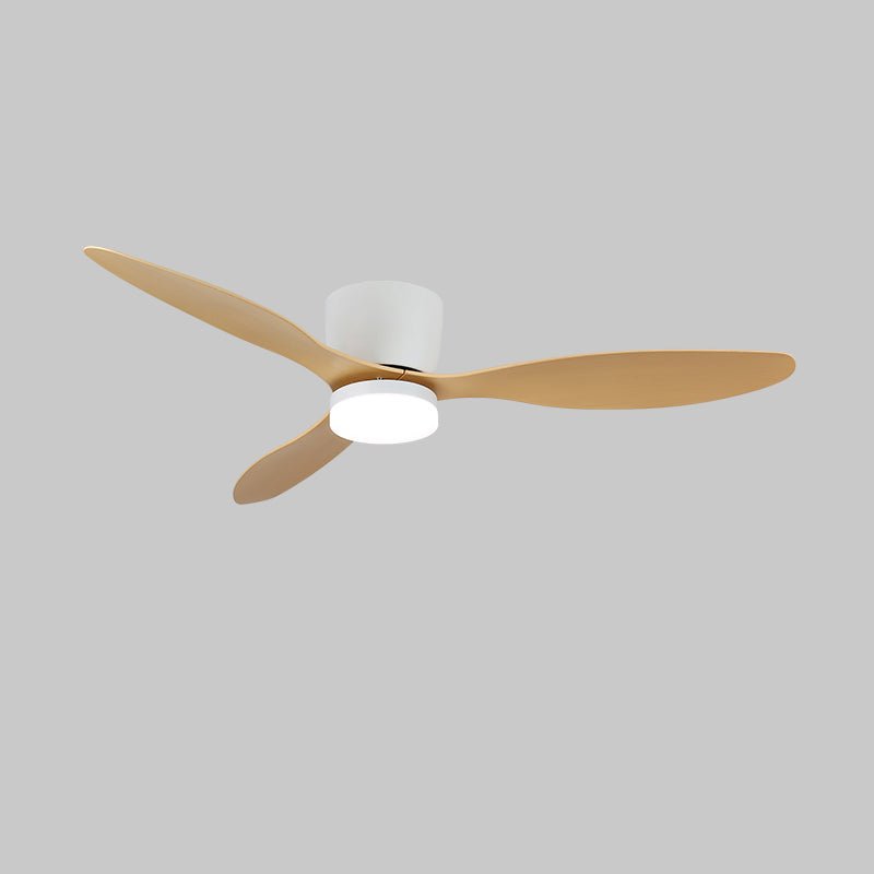Brinor Minimalist Wood Ceiling Fan Light