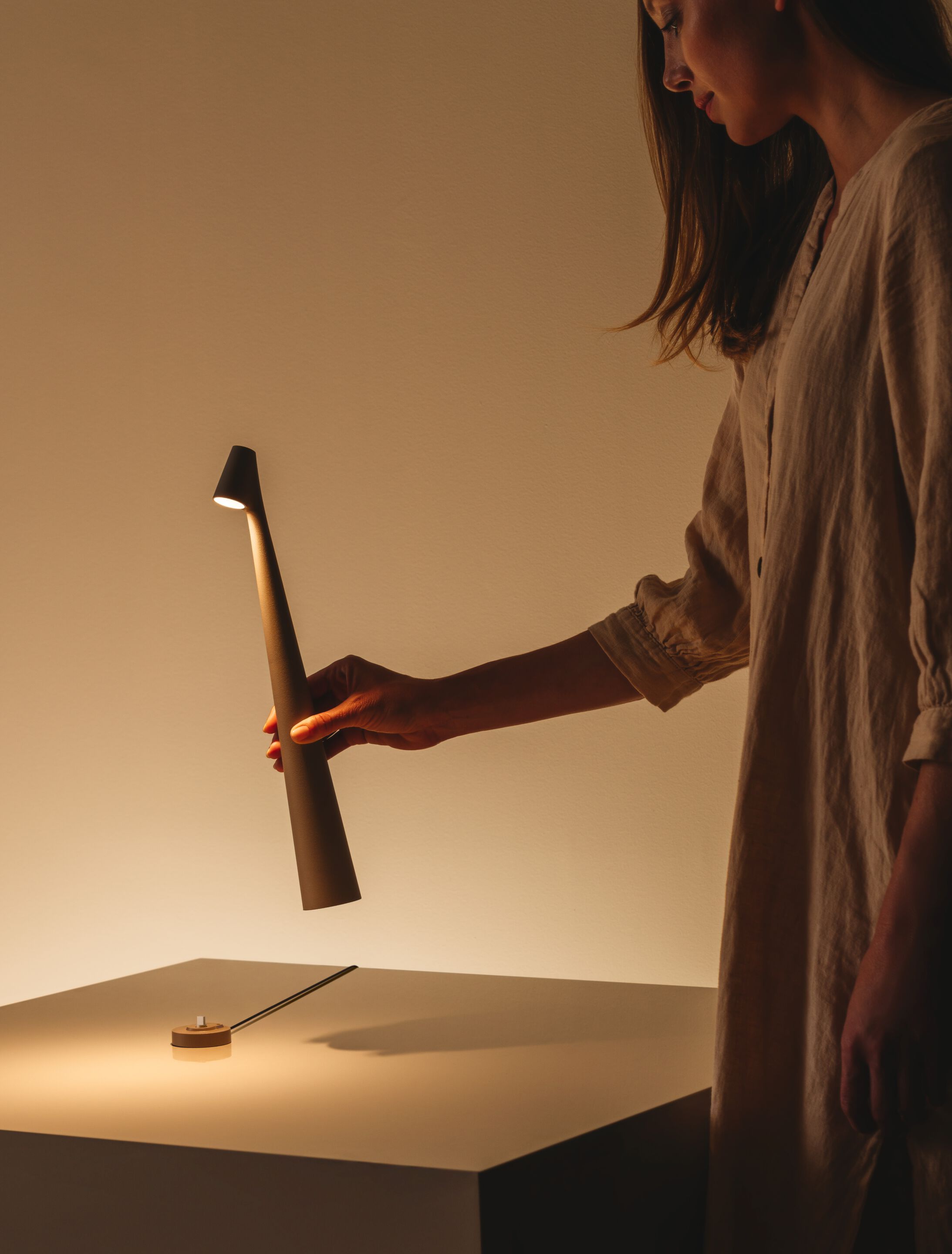 Nirerora Acrylic Minimalist Table Lamp