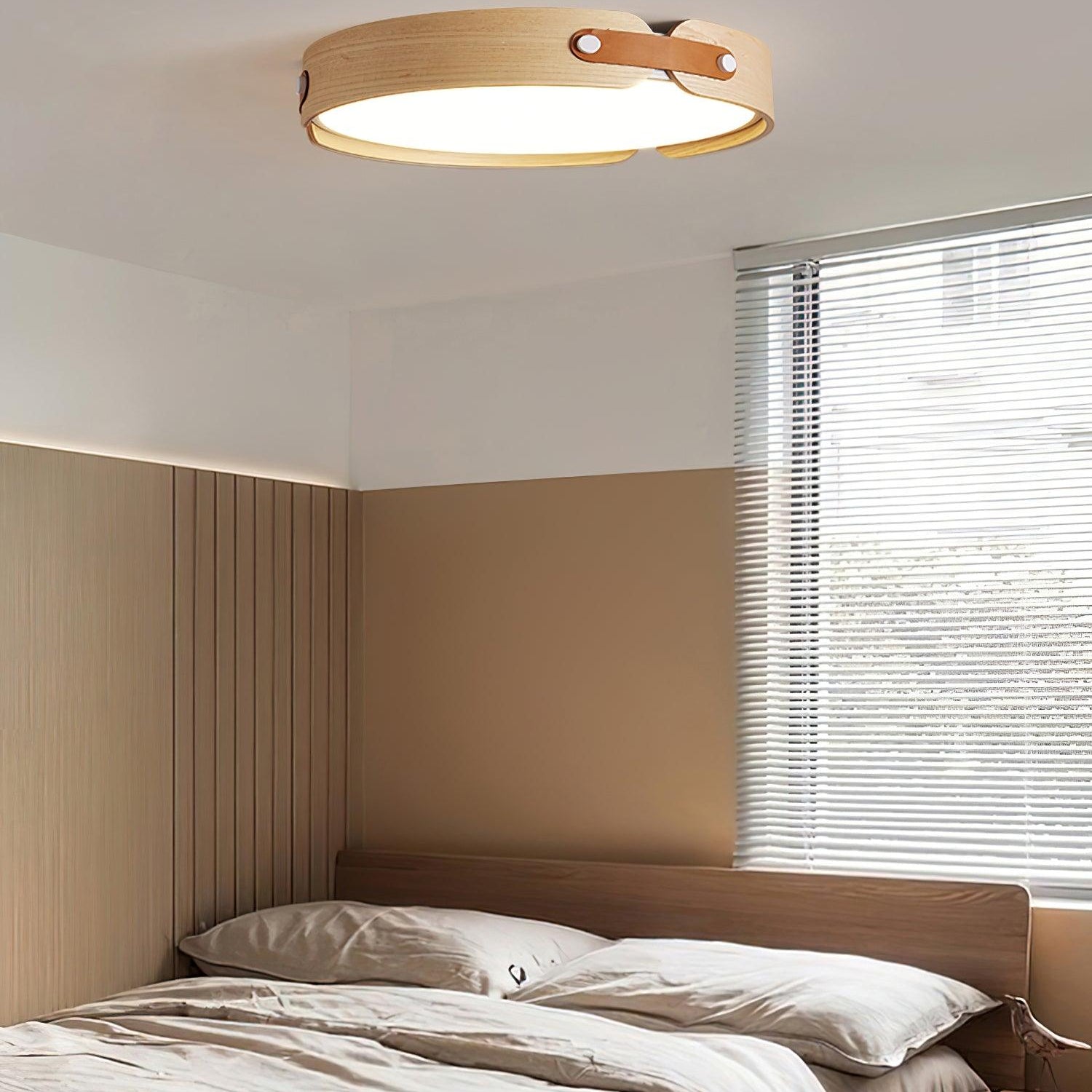 Echo Modern Minimalist Wood Ceiling Light