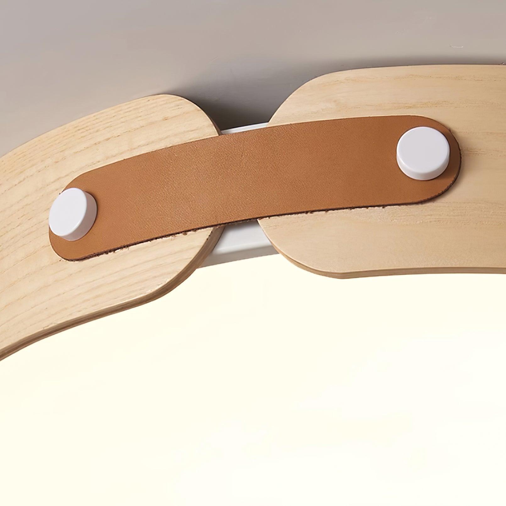 Edan Modern Minimalist Wood Ceiling Light