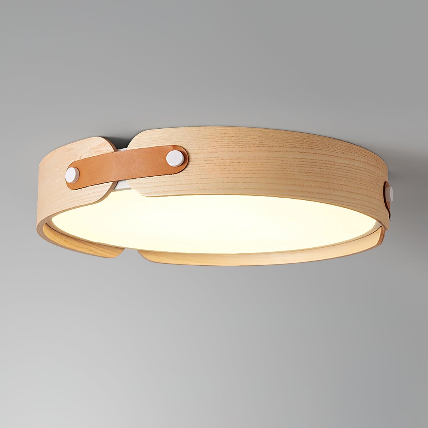 Echo Modern Minimalist Wood Ceiling Light