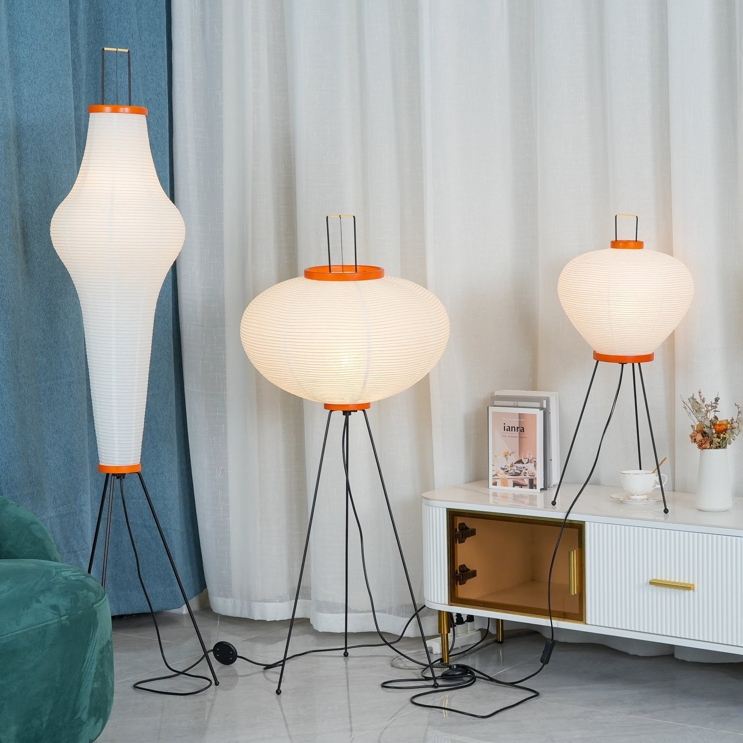 Krelix Paper Scandinavian Floor Lamp