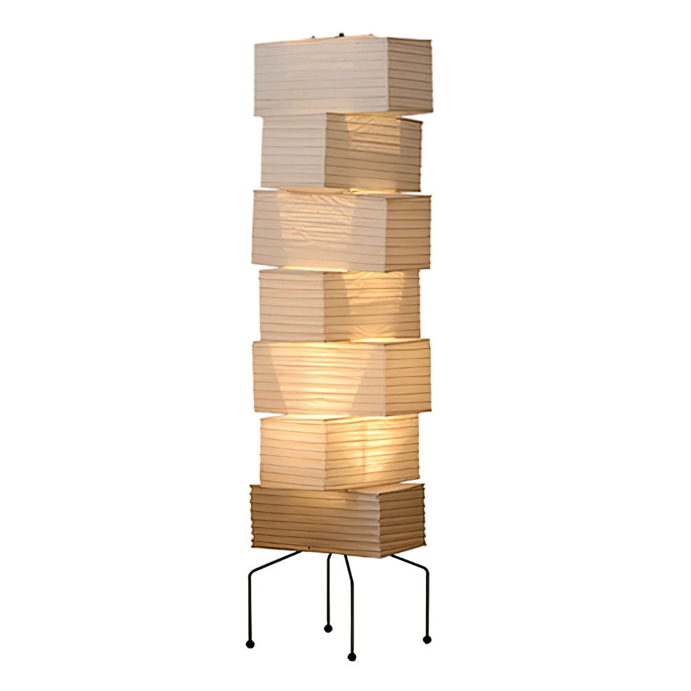 Avara Paper Floor Lamp - Neutral Decor