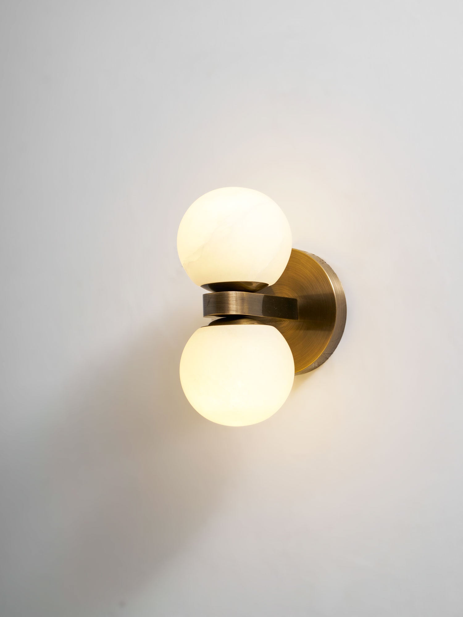 Lumenor Alabaster Celestia Orb Wall Light