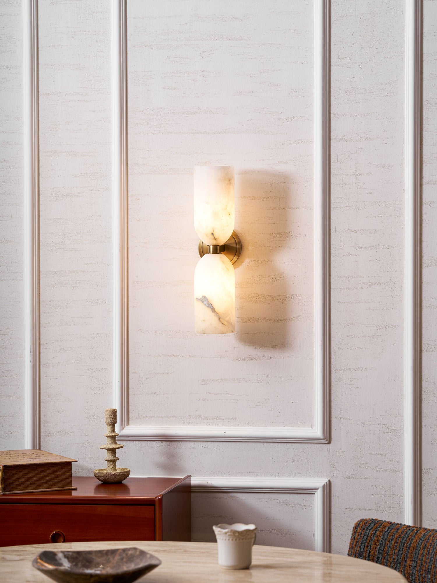 Silverstead Alabaster Nexus Indoor Wall Light