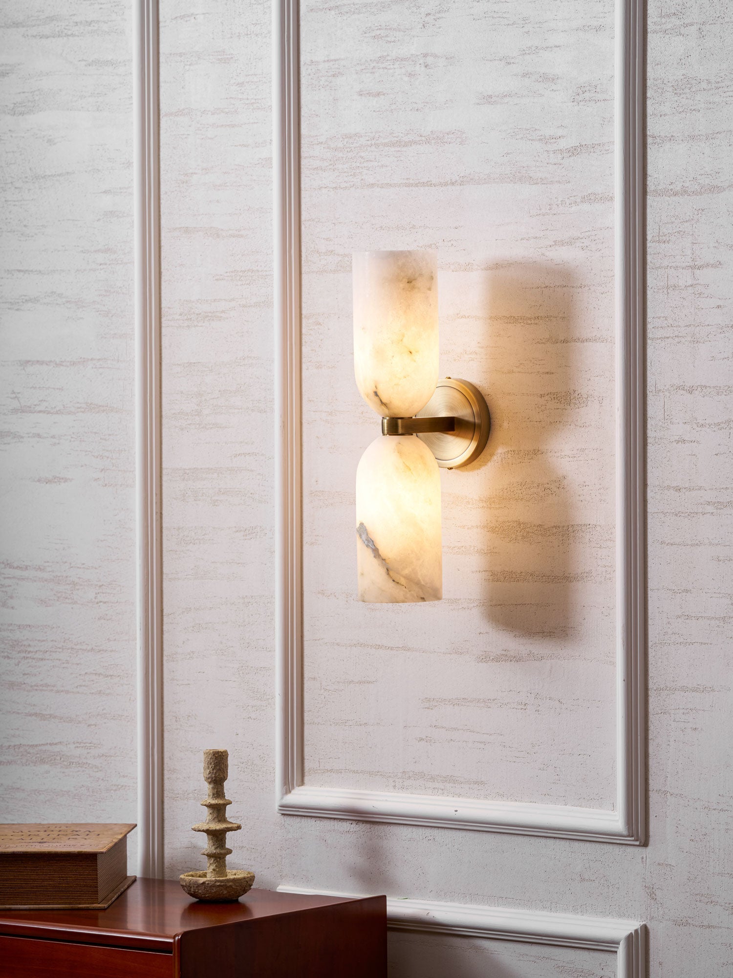 Silverstead Alabaster Nexus Indoor Wall Light