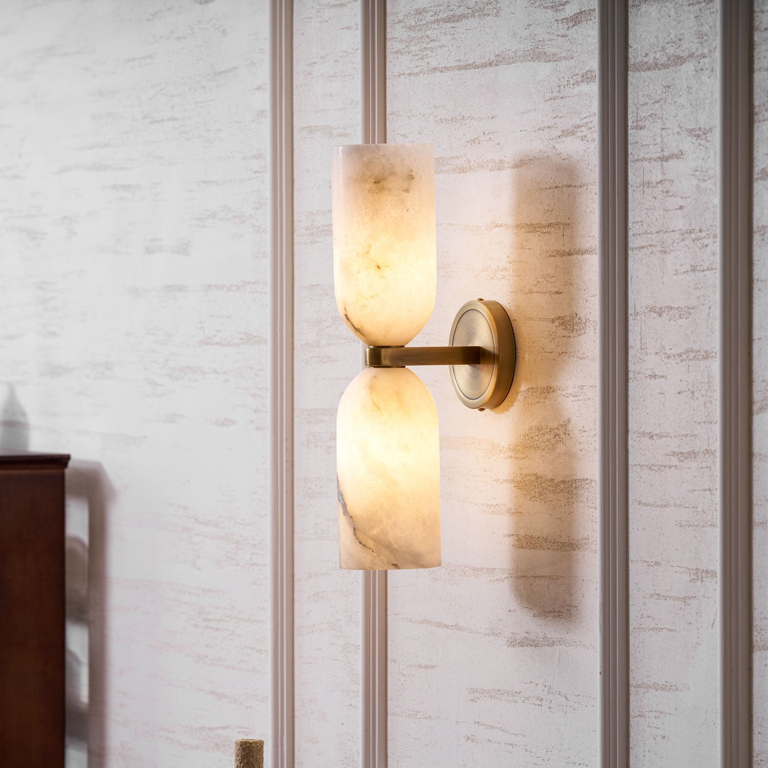 Silverstead Alabaster Nexus Indoor Wall Light