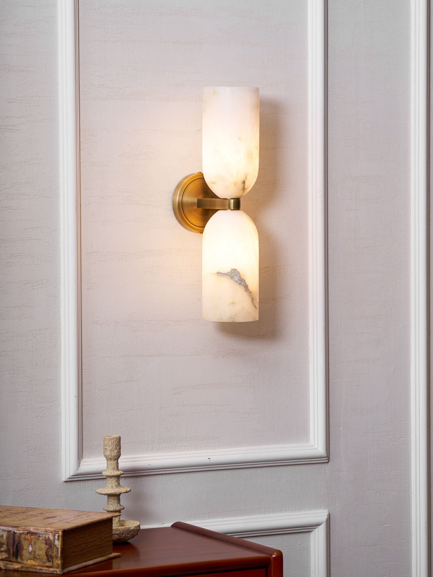 Silverstead Alabaster Nexus Indoor Wall Light