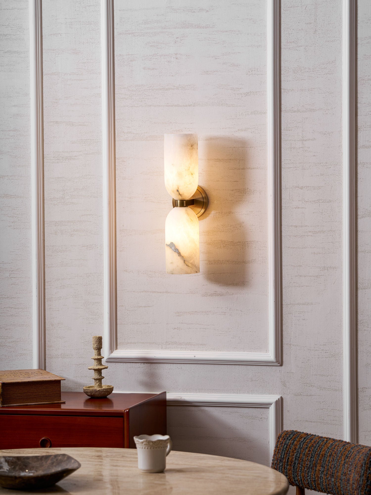 Silverstead Alabaster Nexus Indoor Wall Light