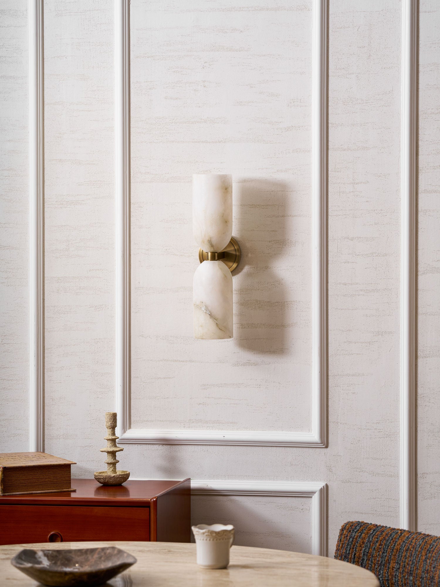 Silverstead Alabaster Nexus Indoor Wall Light