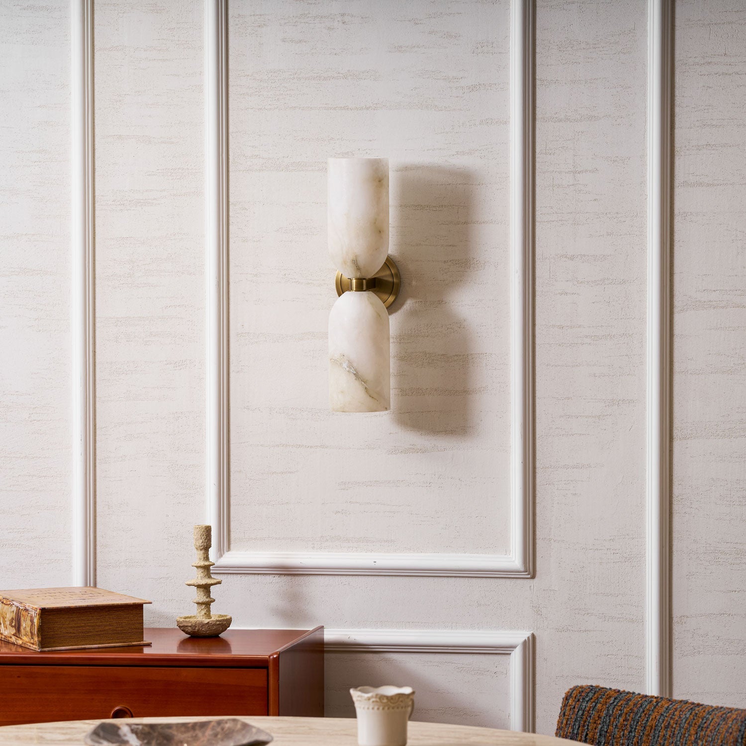 Silverstead Alabaster Nexus Indoor Wall Light