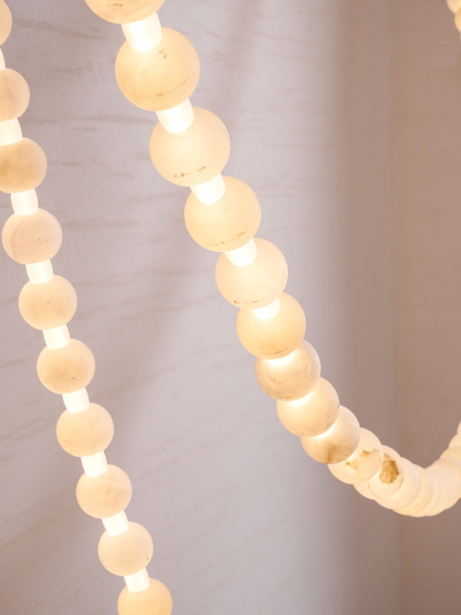 Grempt Alabaster Pearl Necklace Chandelier