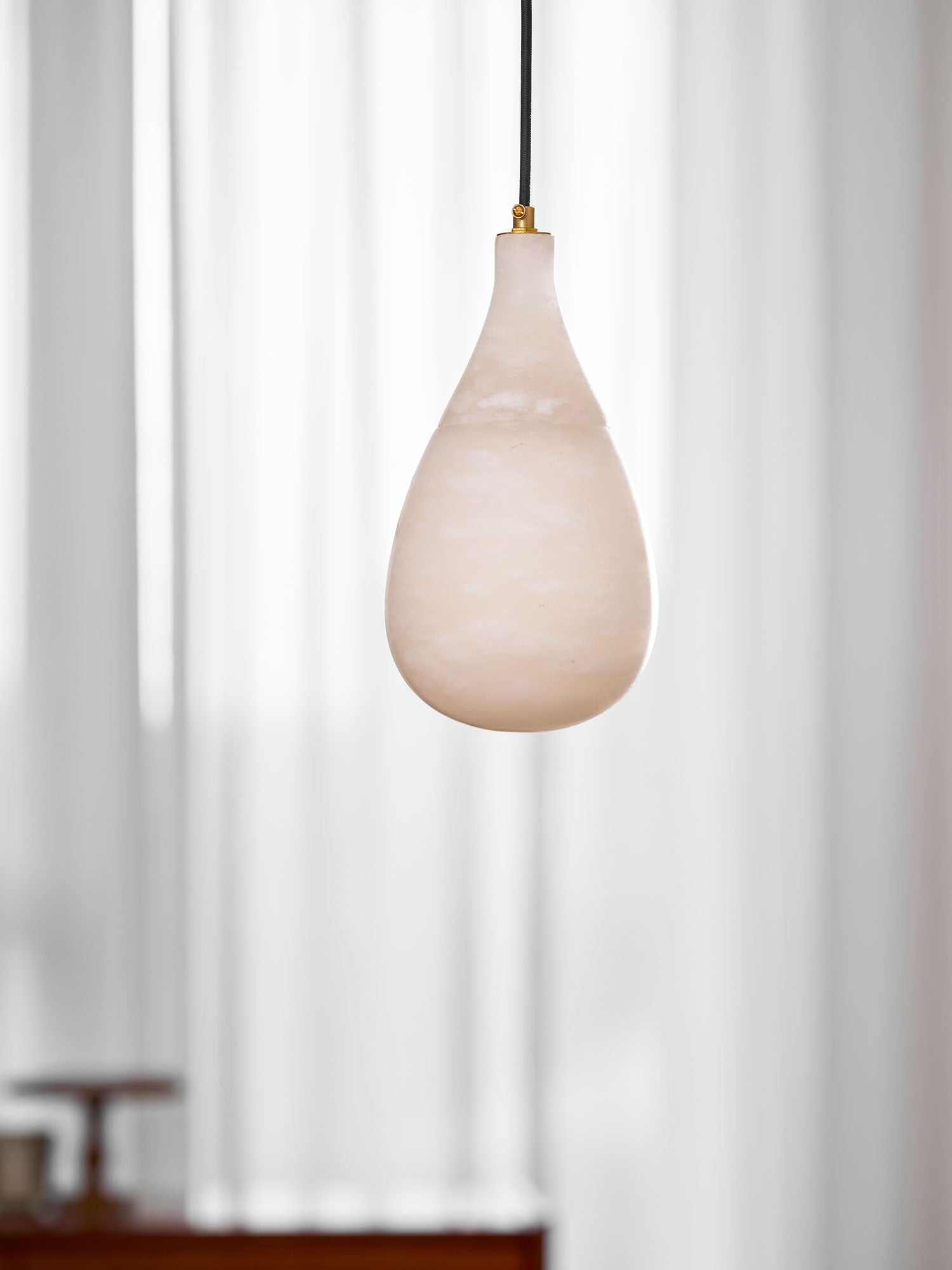 Avenith Alabaster Raindrop Pendant Light