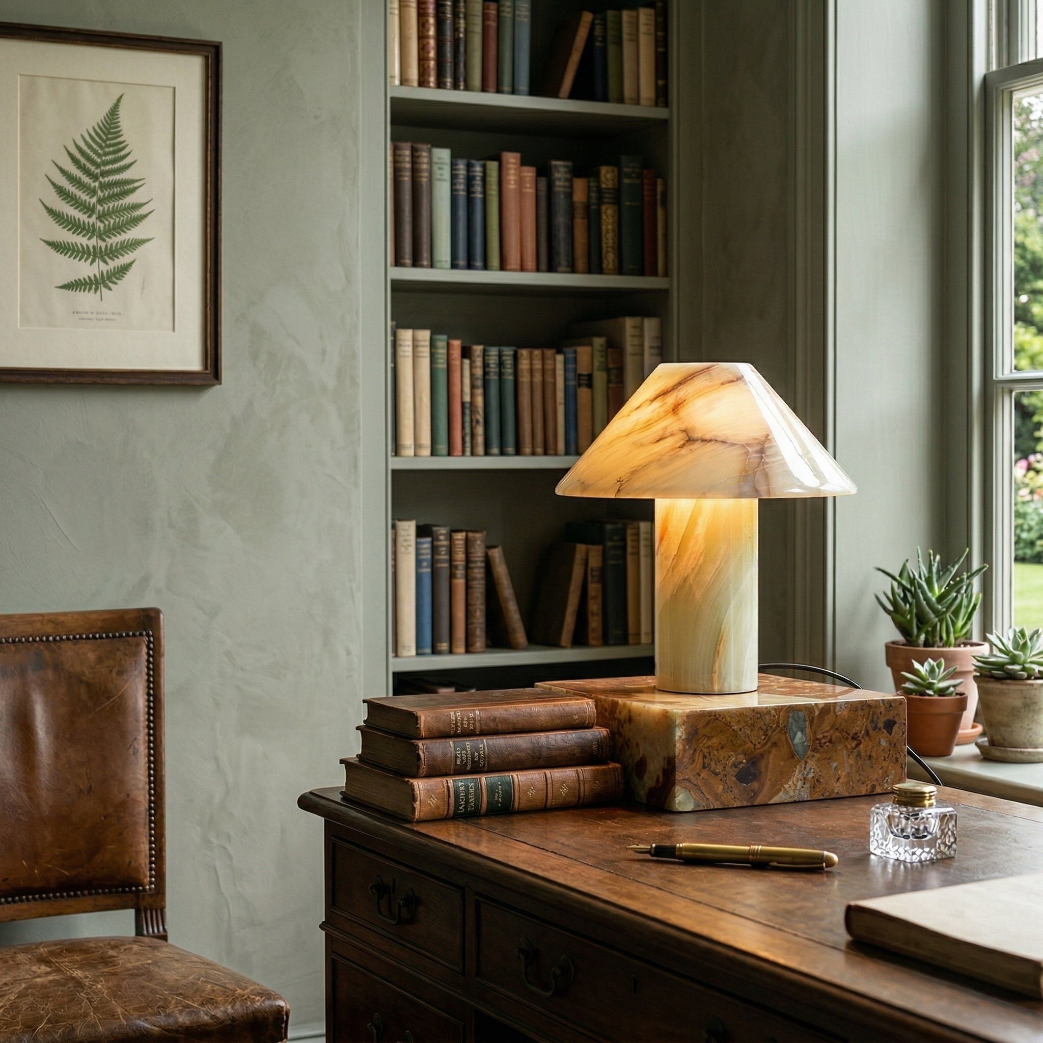 Pillar Stone Table Light
