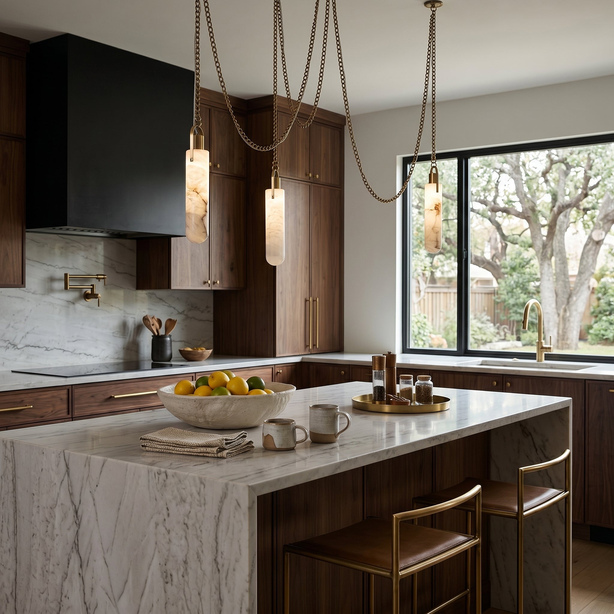 Bellmere Alabaster Pendant Light