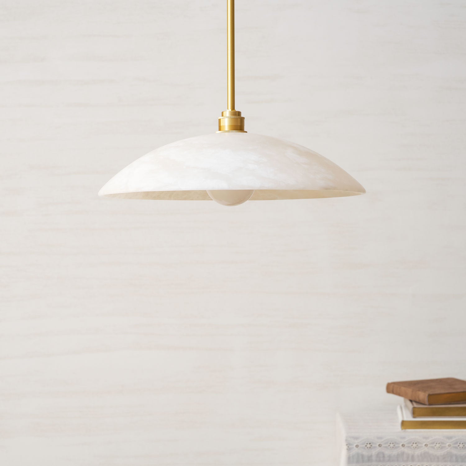 Westmere Alabaster Dome Pendant Light
