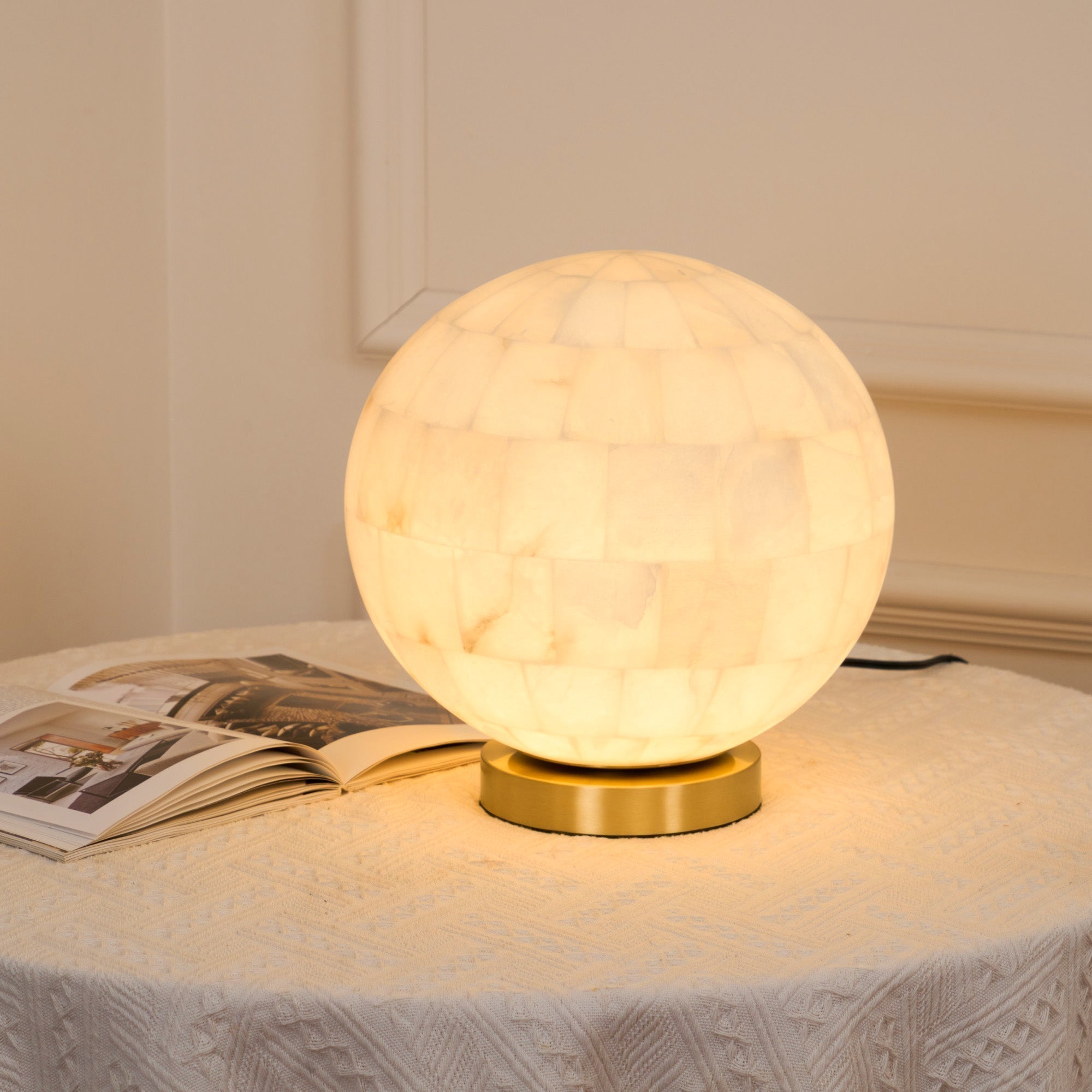 Alabaster Table Lamp