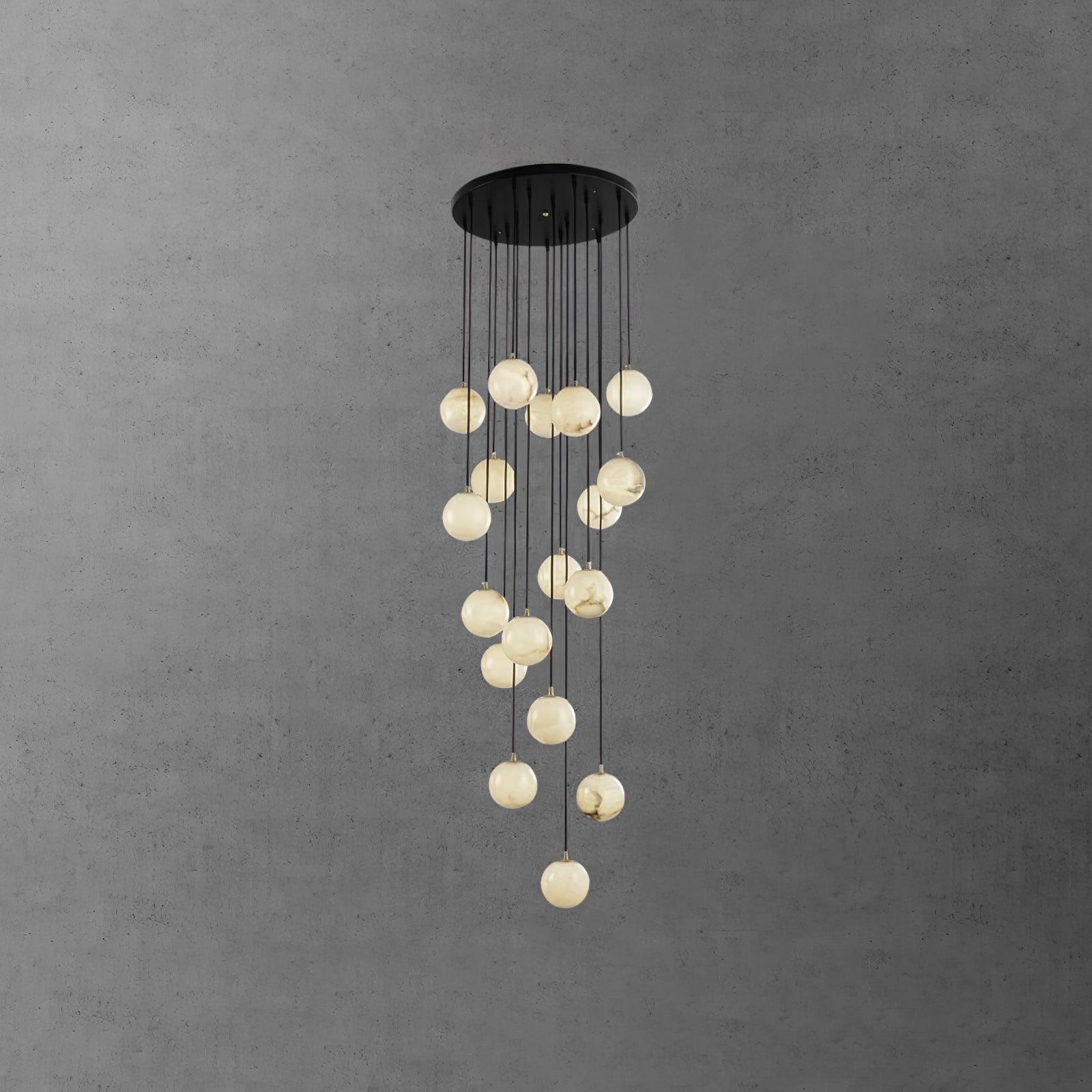 Sexta Alabaster Pendant Light Chandelier
