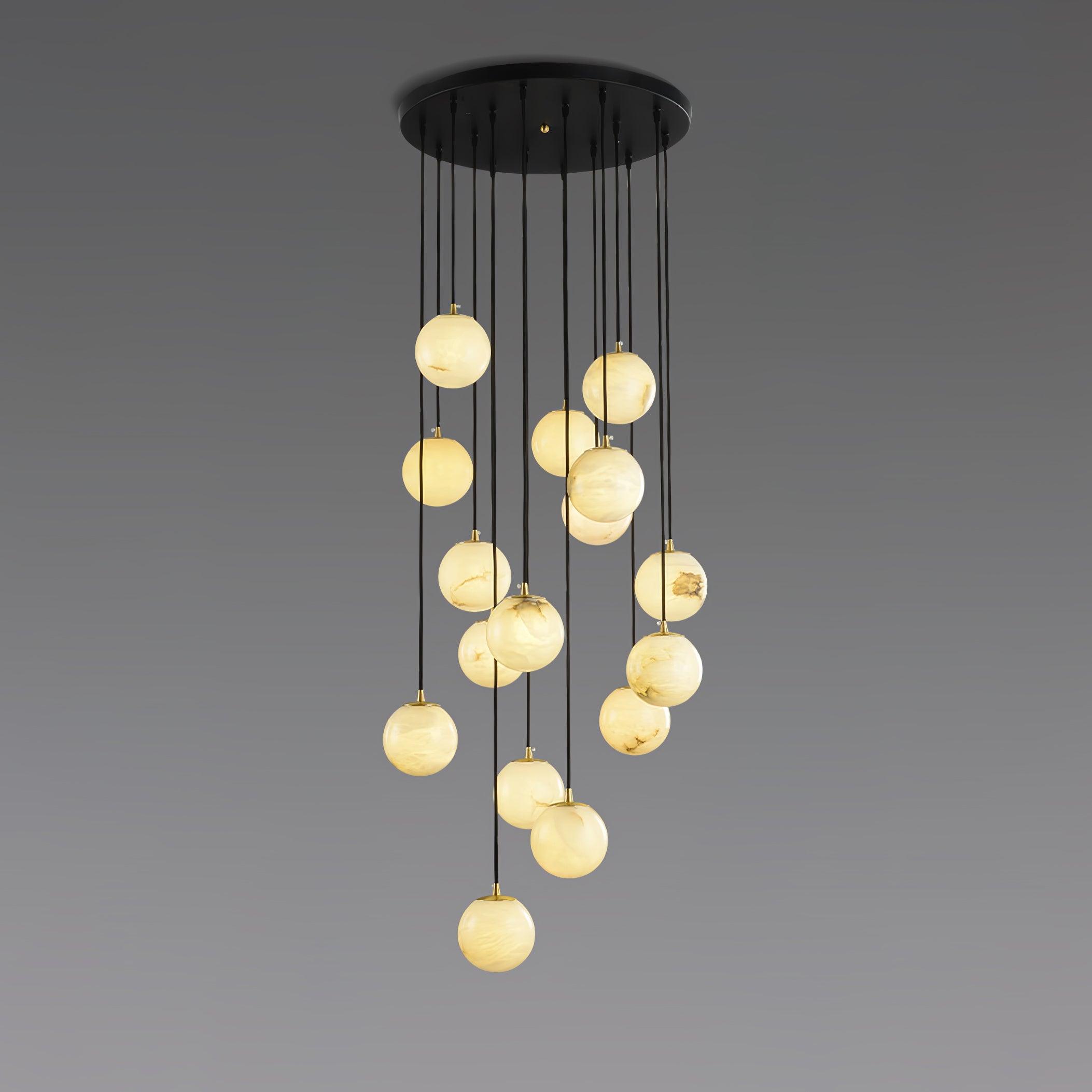 Sexta Alabaster Pendant Light Chandelier
