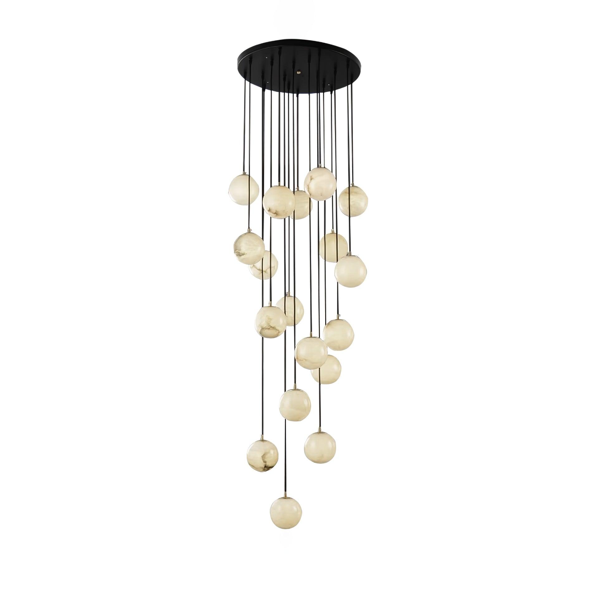 Sexta Alabaster Pendant Light Chandelier