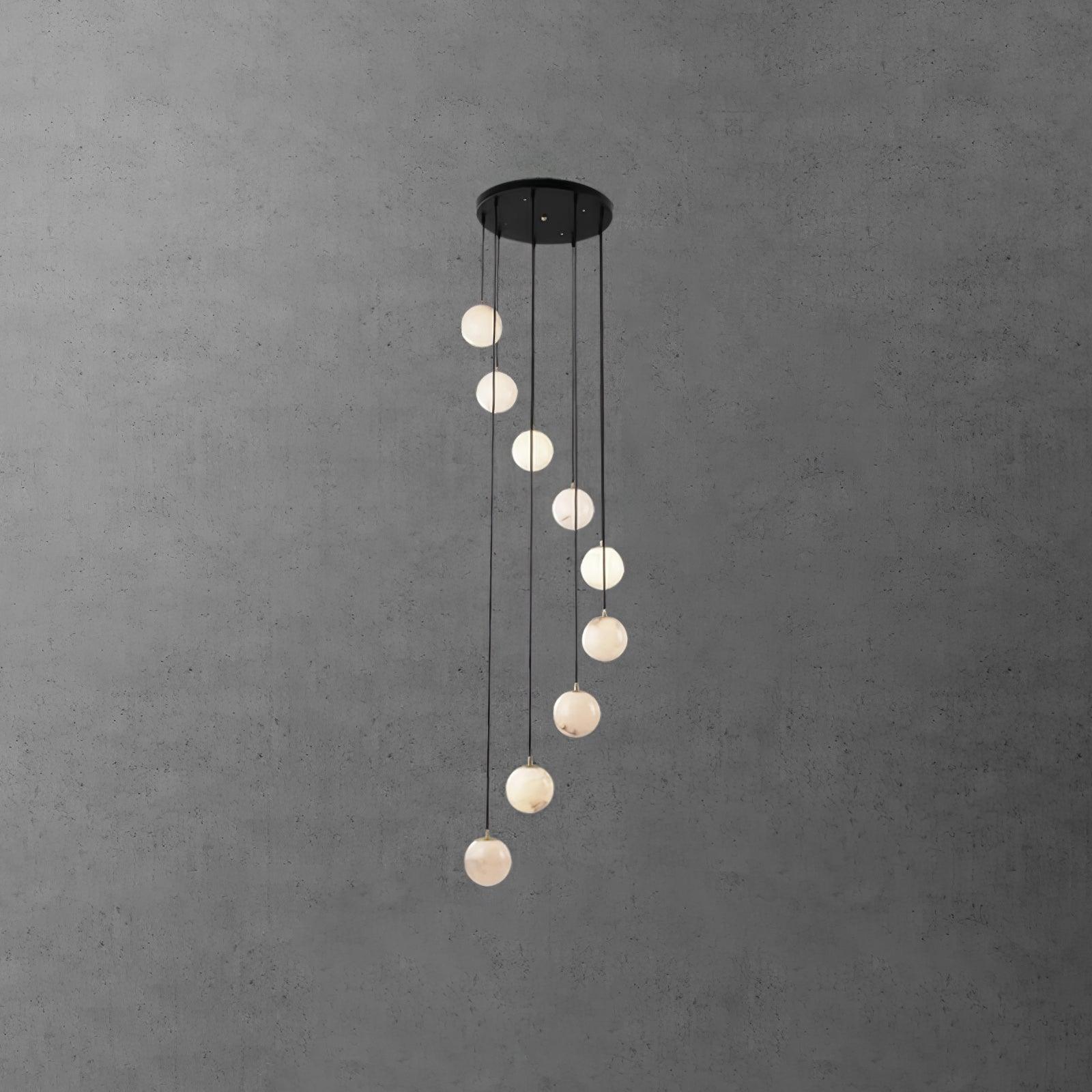 Sexta Alabaster Pendant Light Chandelier