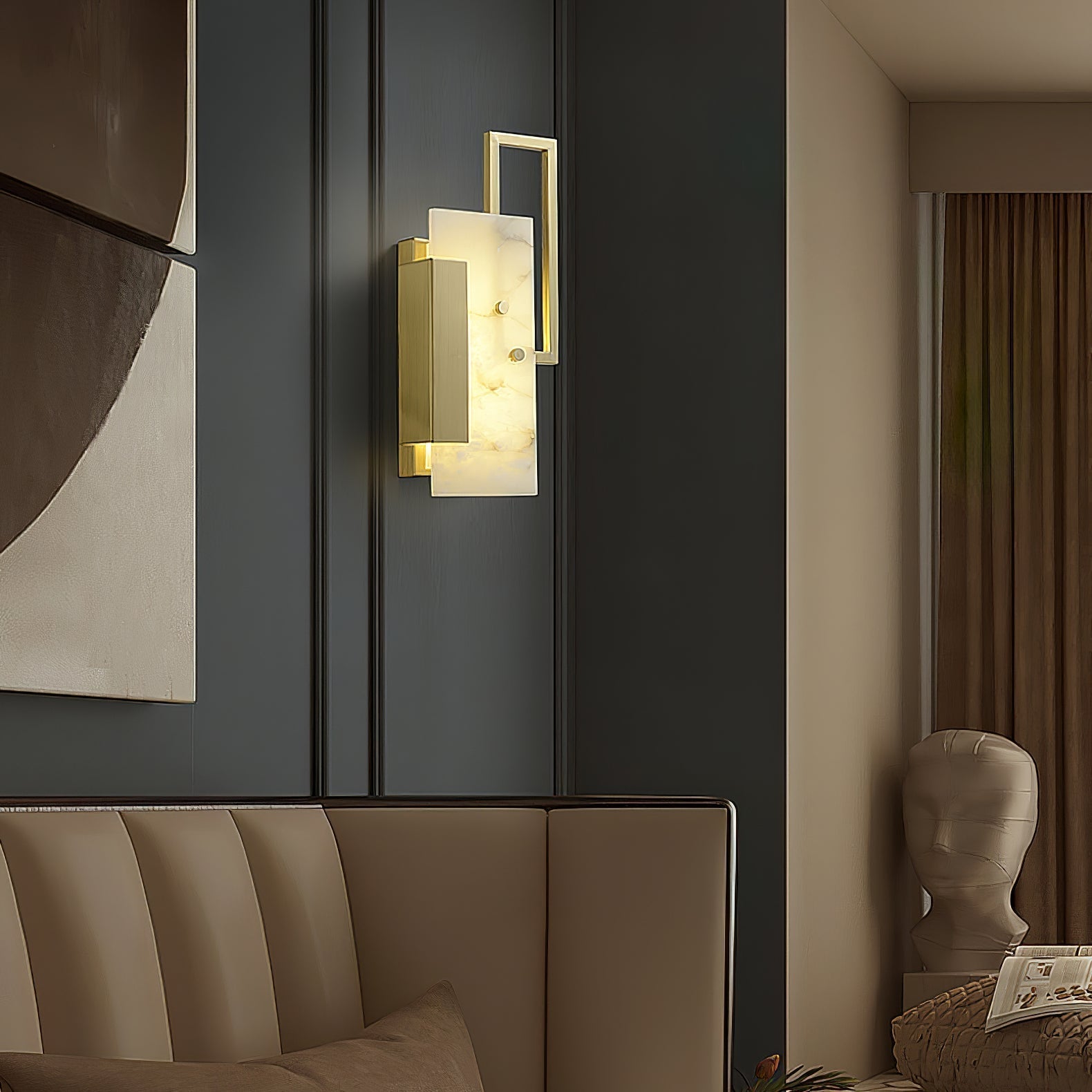 Albinelle Alabaster Wall Lamp