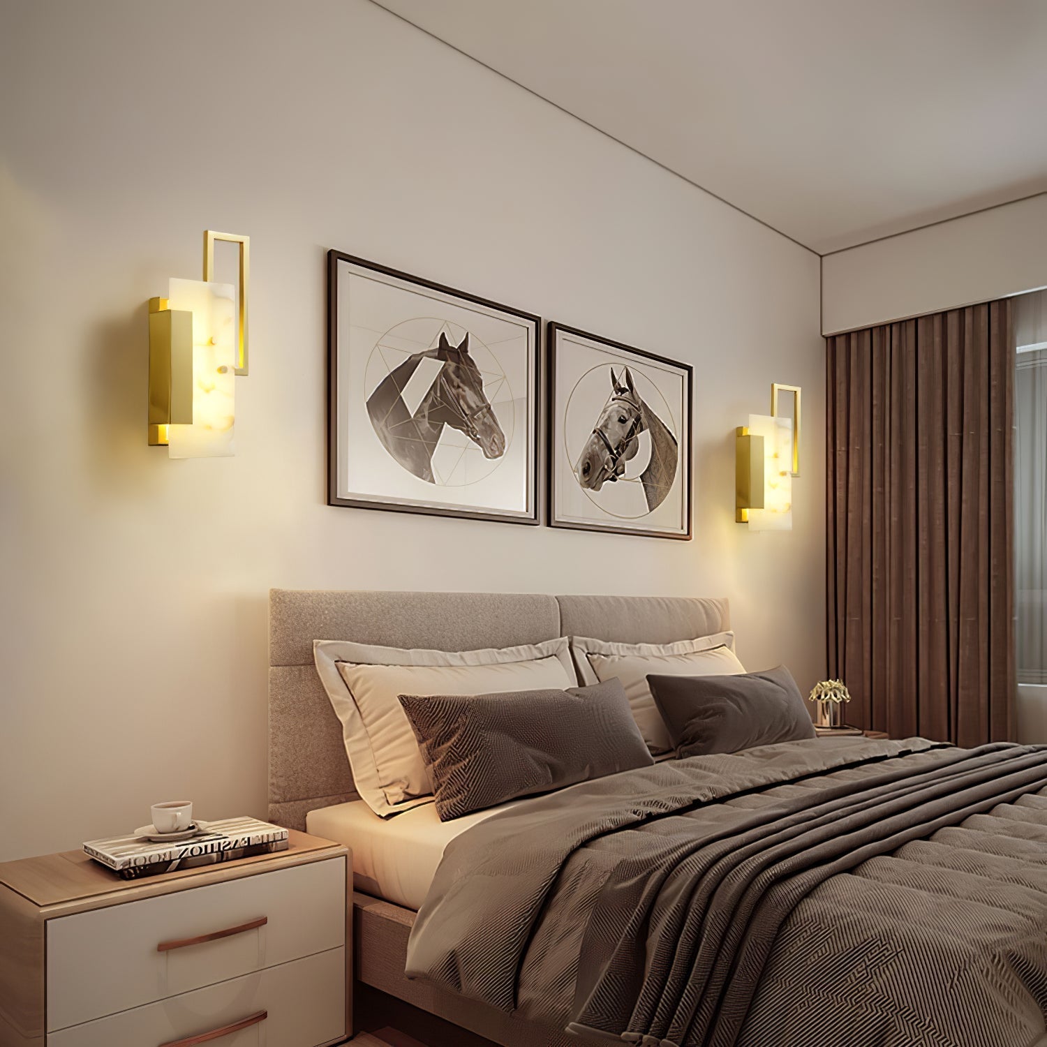 Albinelle Alabaster Wall Lamp