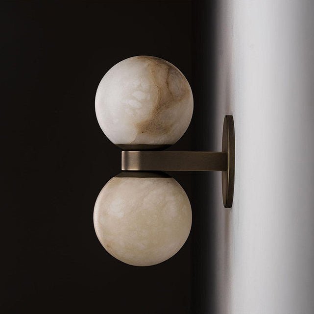 Lumenor Alabaster Celestia Orb Wall Light