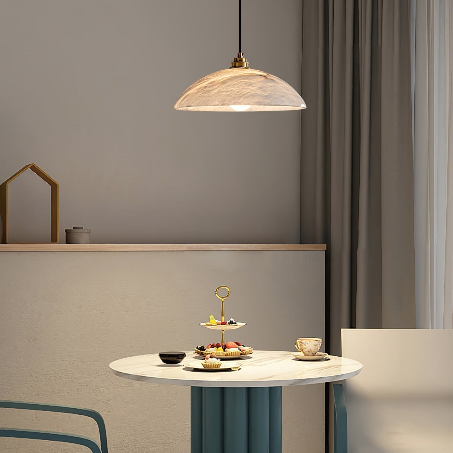 Nerea Minimalist Alabaster Pendant Light