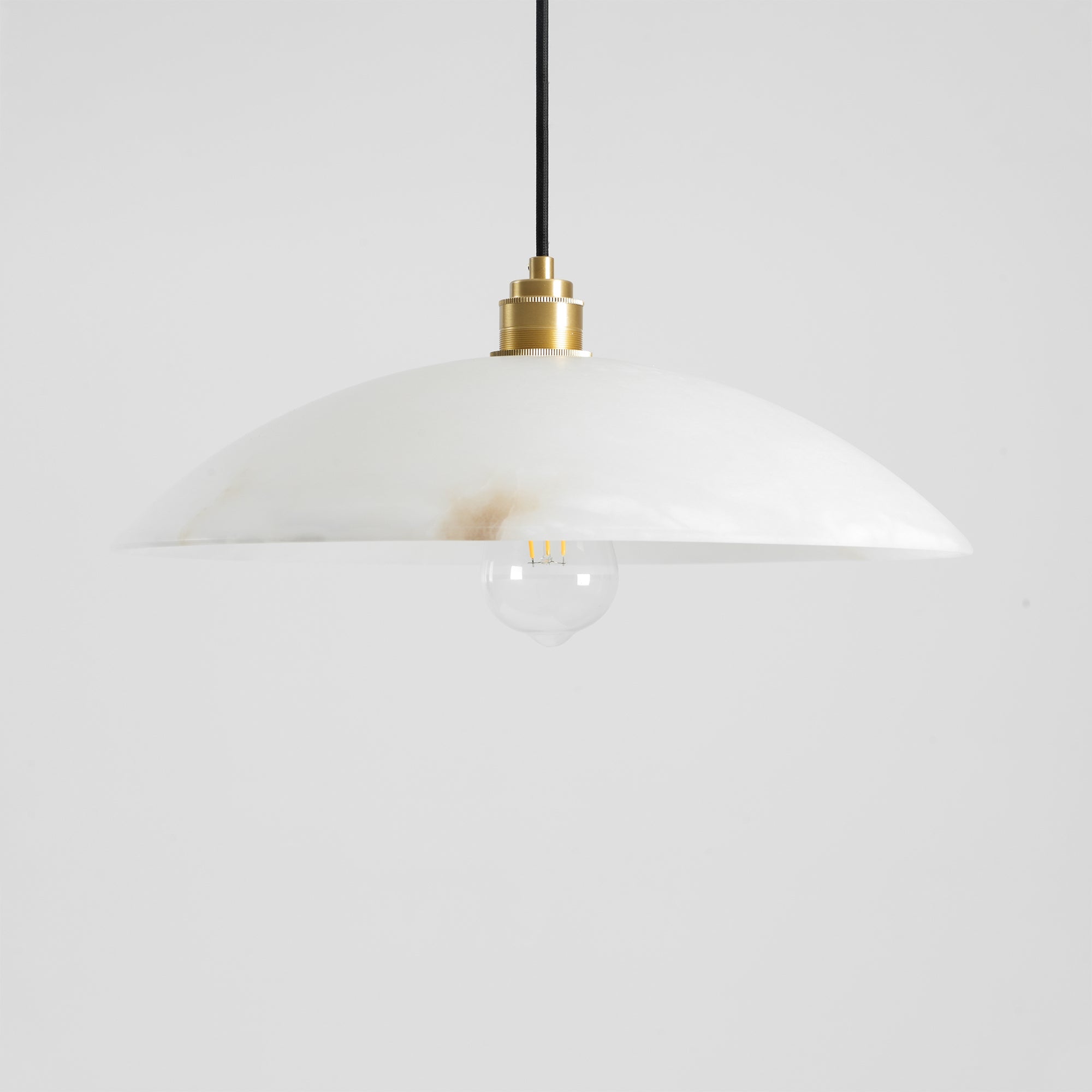 Warenol Minimalist Alabaster Pendant Light