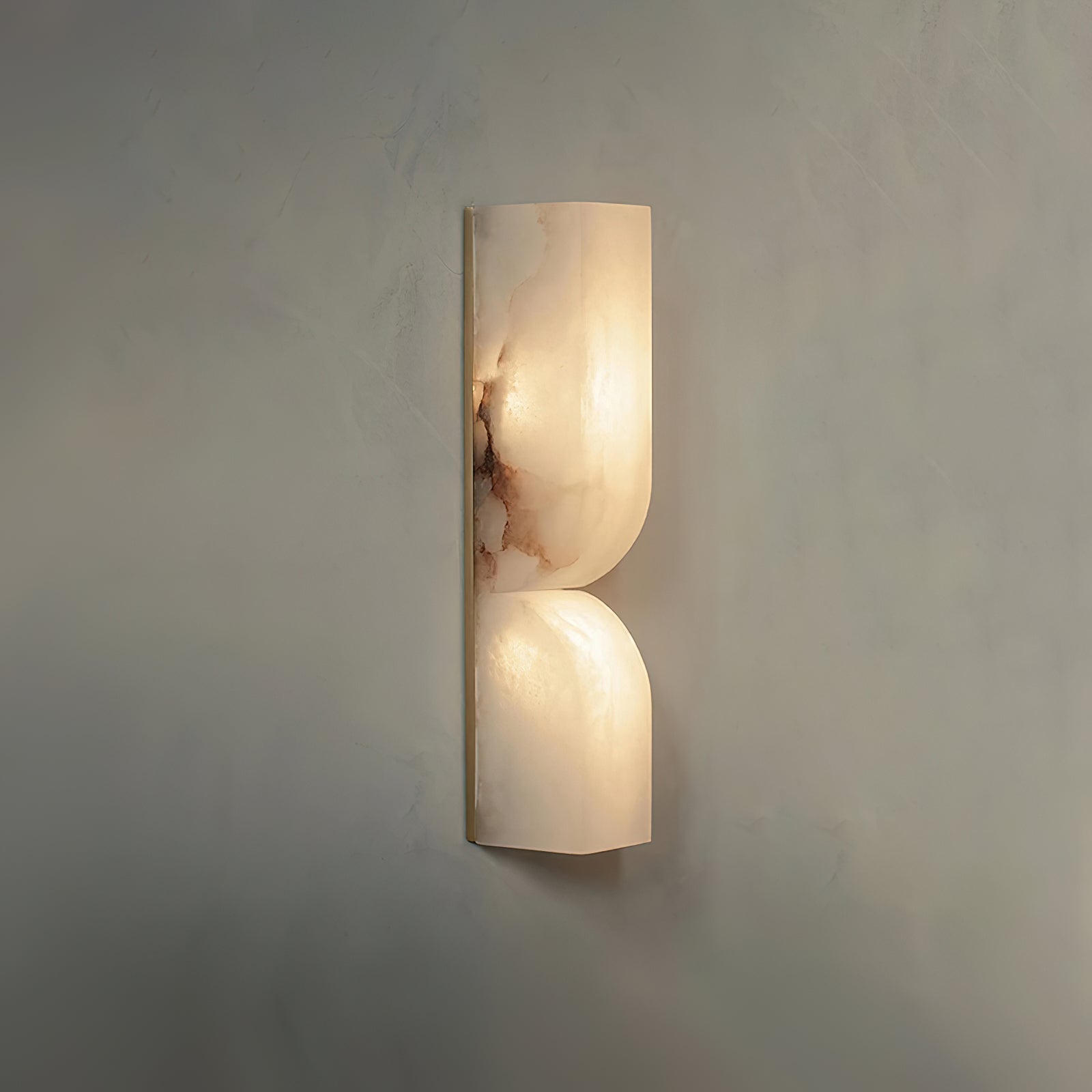 Niveelle Alabaster Rectangular Wall Lamp