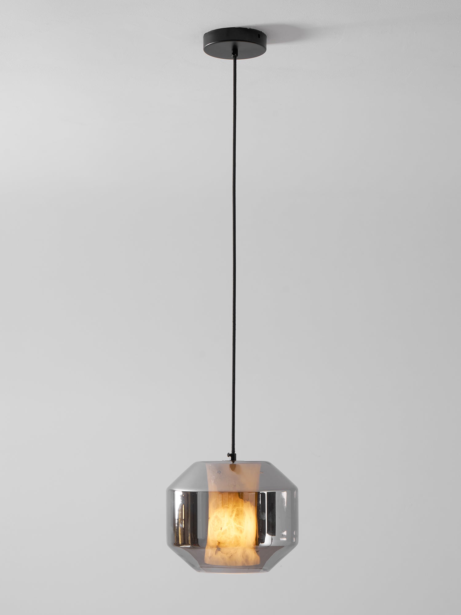 Edenborne Alabaster Glass Cylinder Pendant Light