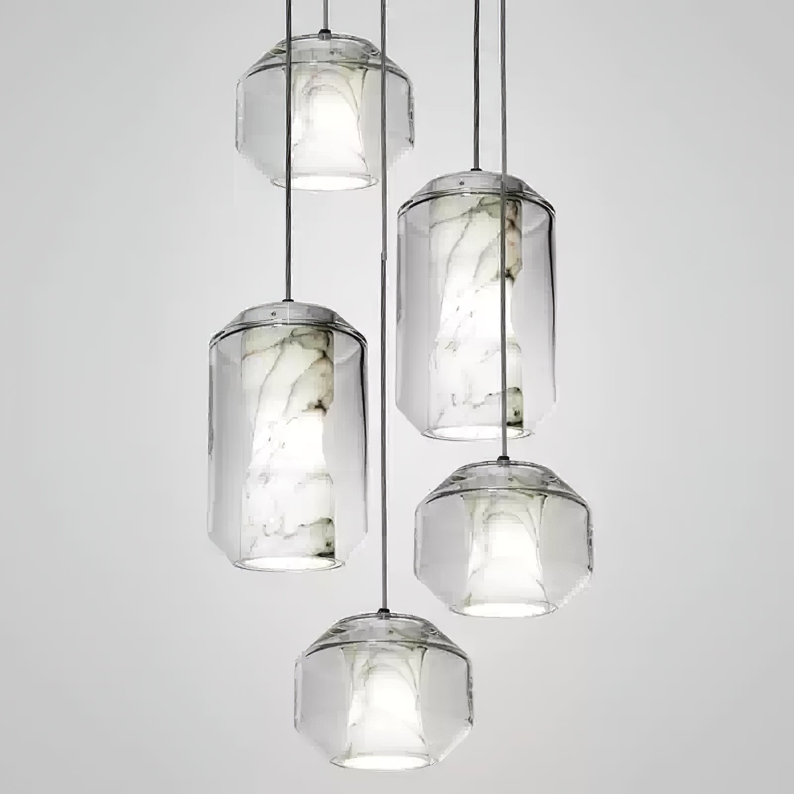 Edenborne Alabaster Glass Cylinder Pendant Light