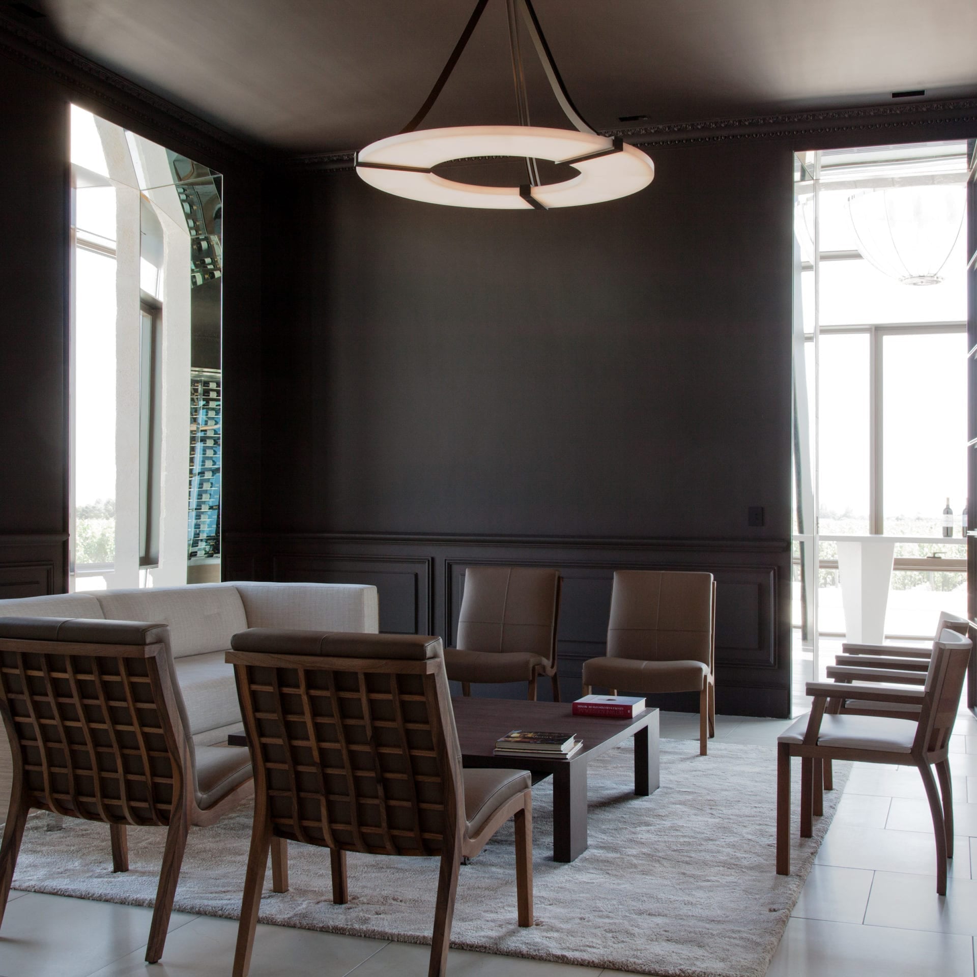 Faelor Alabaster Ring Pendant Light