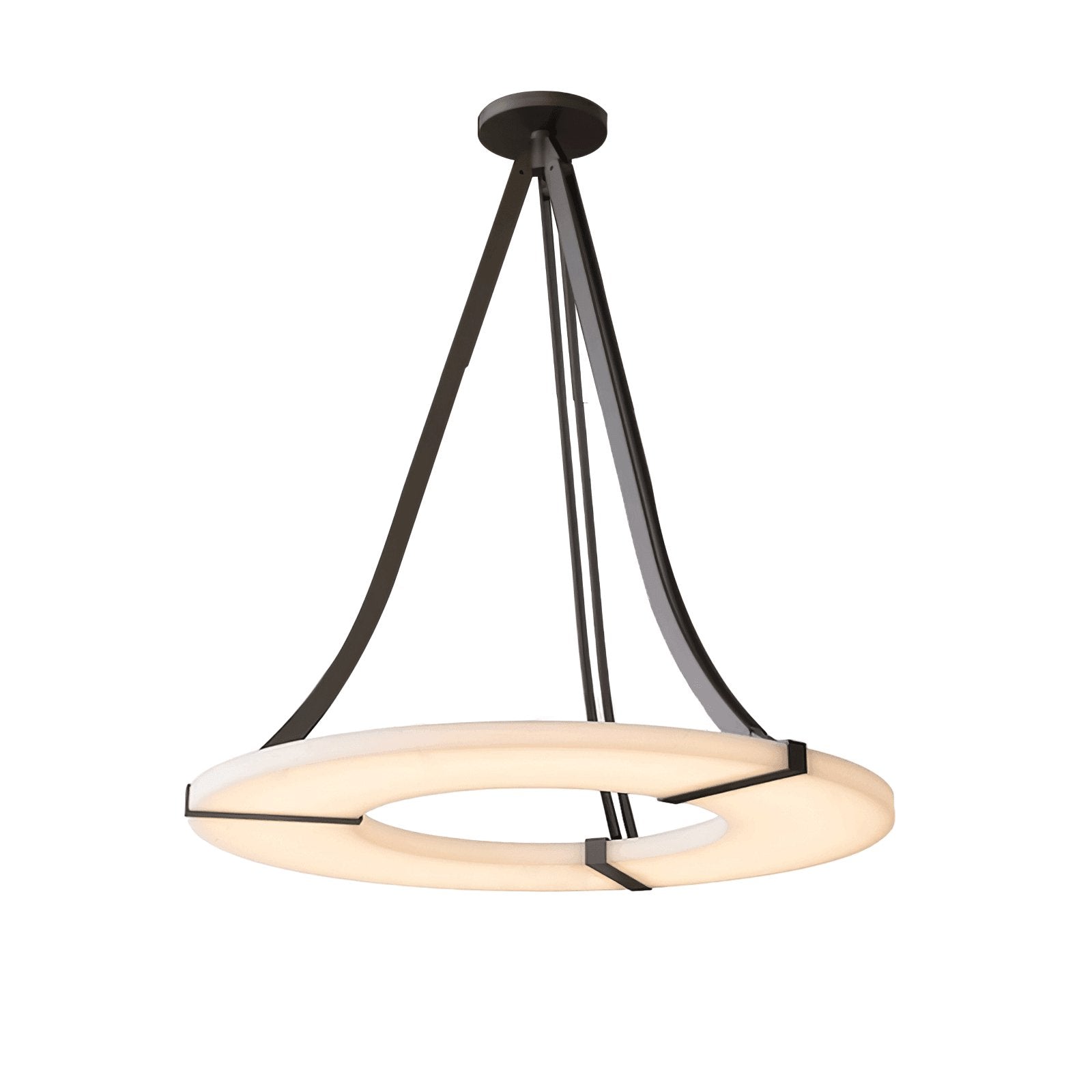 Faelor Alabaster Ring Pendant Light