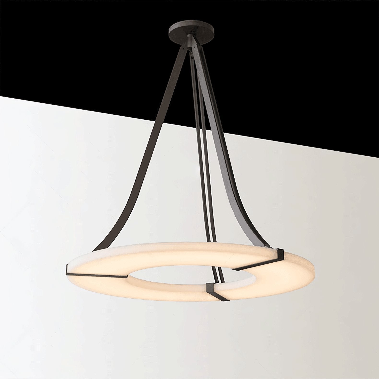 Faelor Alabaster Ring Pendant Light