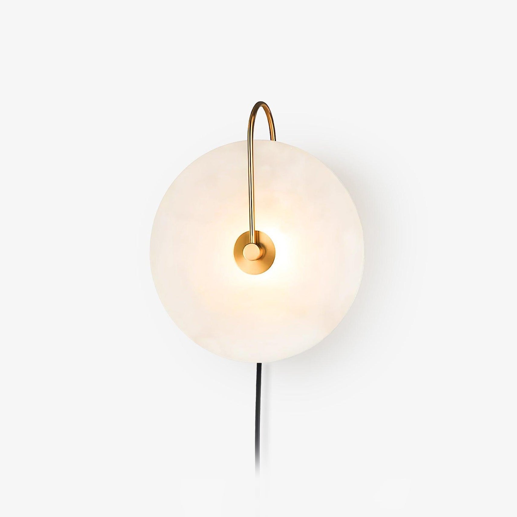 Ceraeyra Alabaster Globe Wall Light