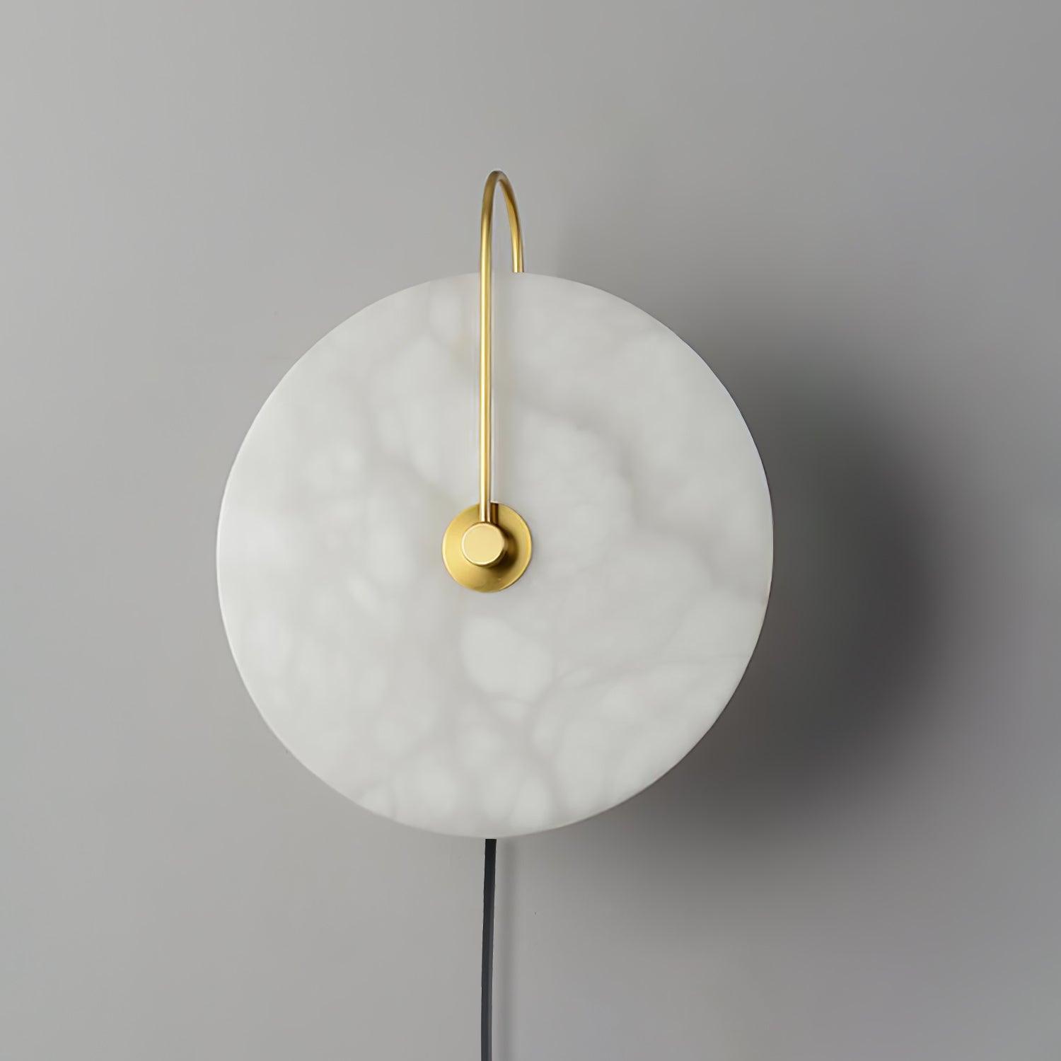 Ceraeyra Alabaster Globe Wall Light - Neutral Decor