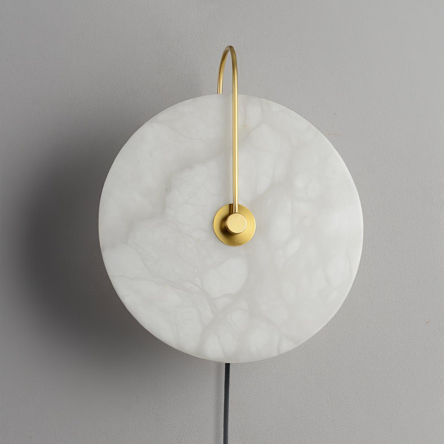 Ceraeyra Alabaster Globe Wall Light - Neutral Decor