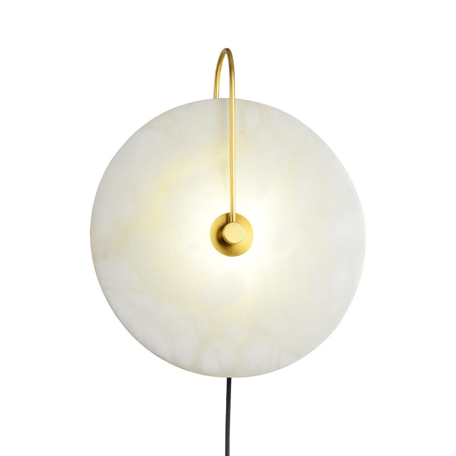 Ceraeyra Alabaster Globe Wall Light - Neutral Decor