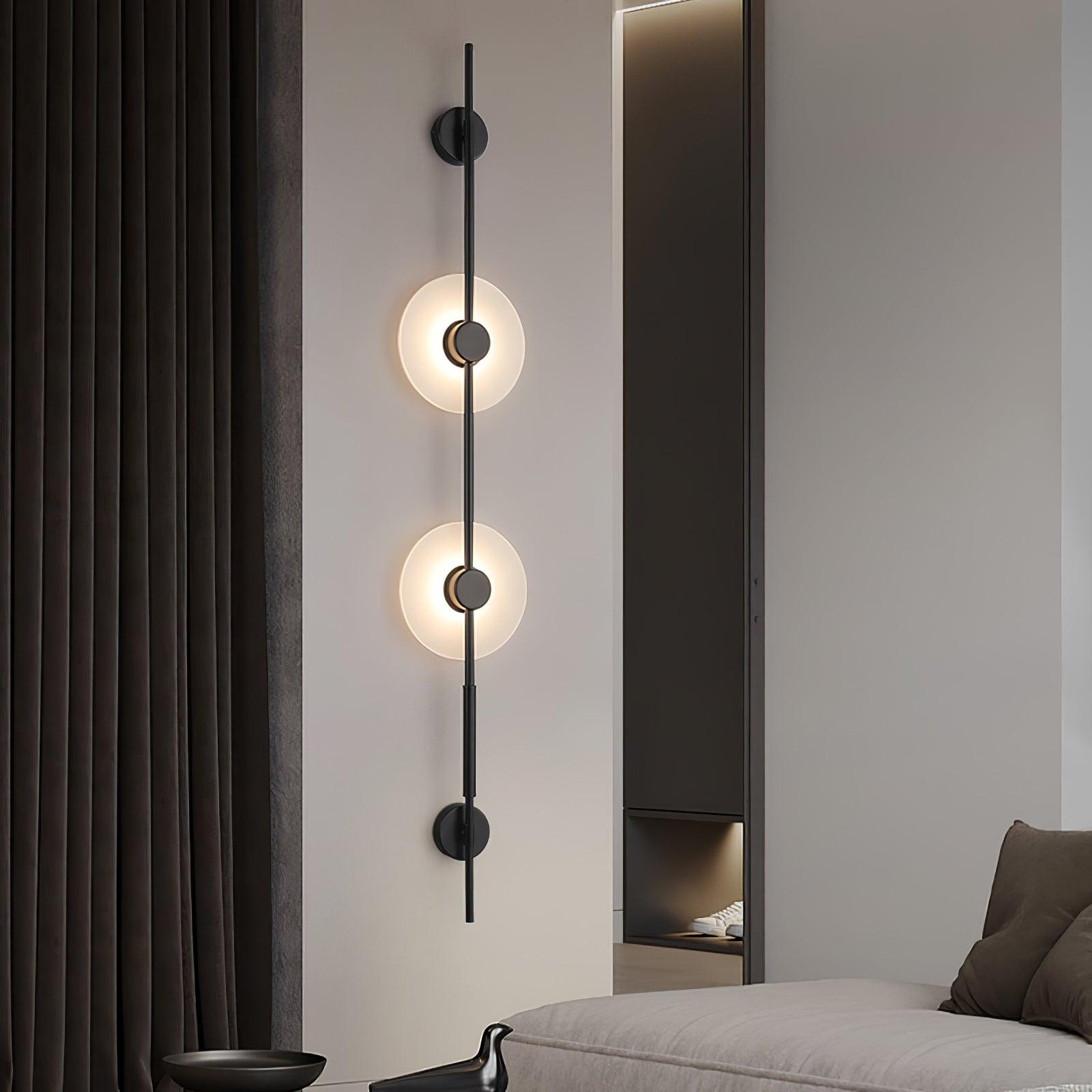 Neron Alabaster Vertical Wall Sconce