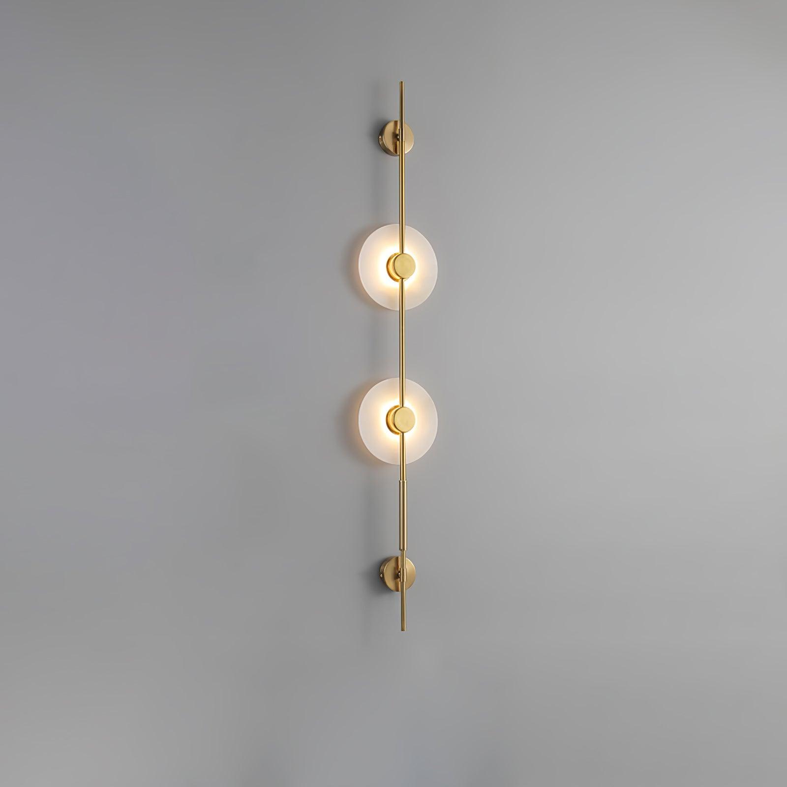 Neron Alabaster Vertical Wall Sconce