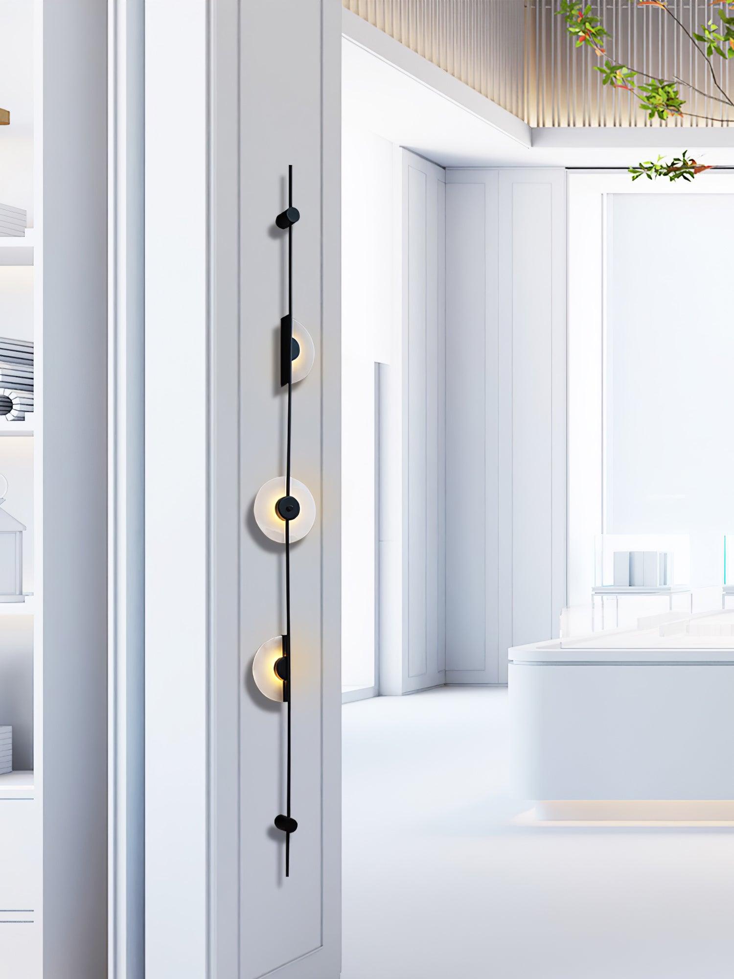 Neron Alabaster Vertical Wall Sconce