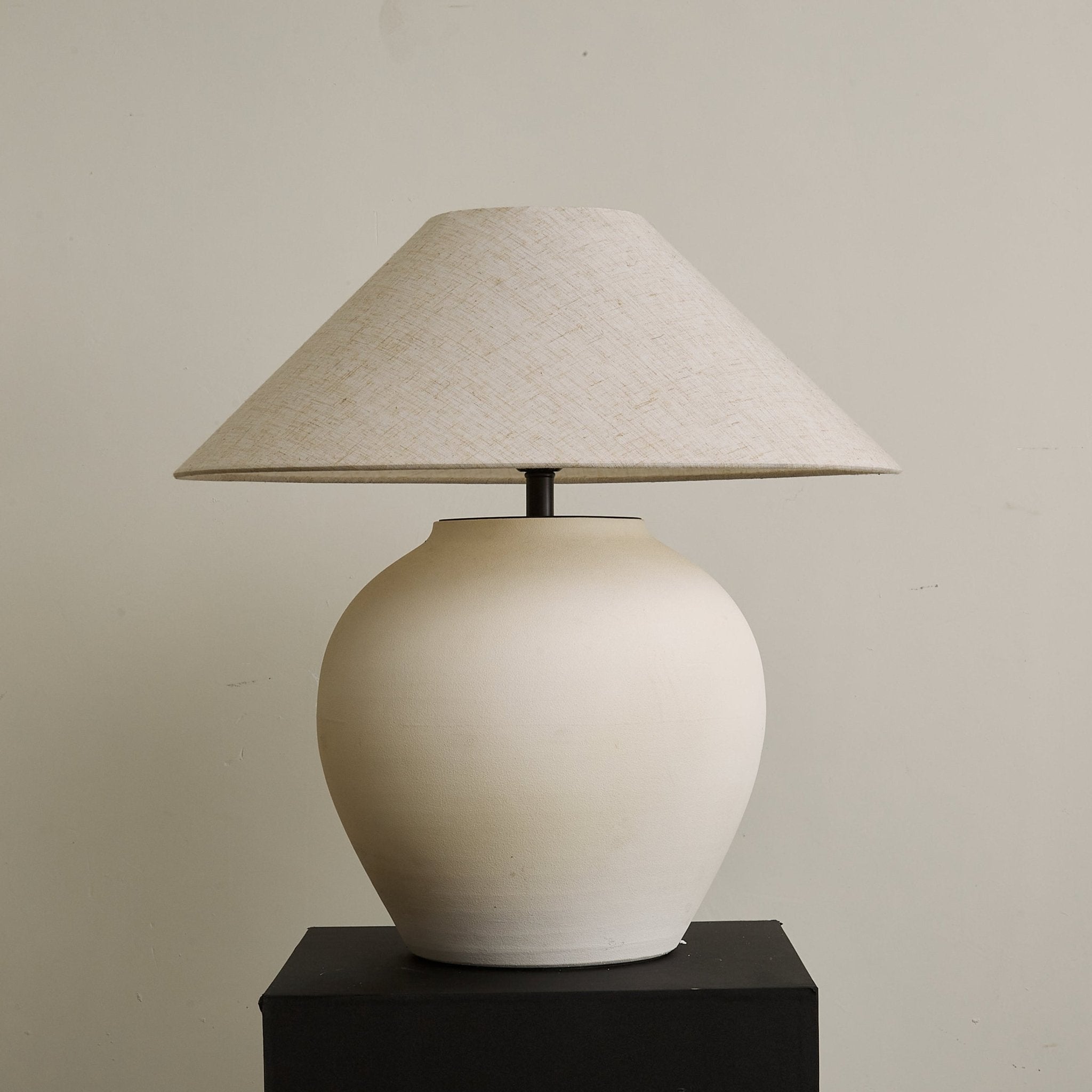 Clay Minimalist Cone Table Lamp