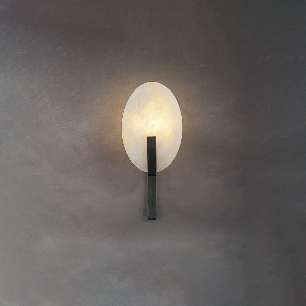 Avey Modern Alabaster Plug Wall Lamp
