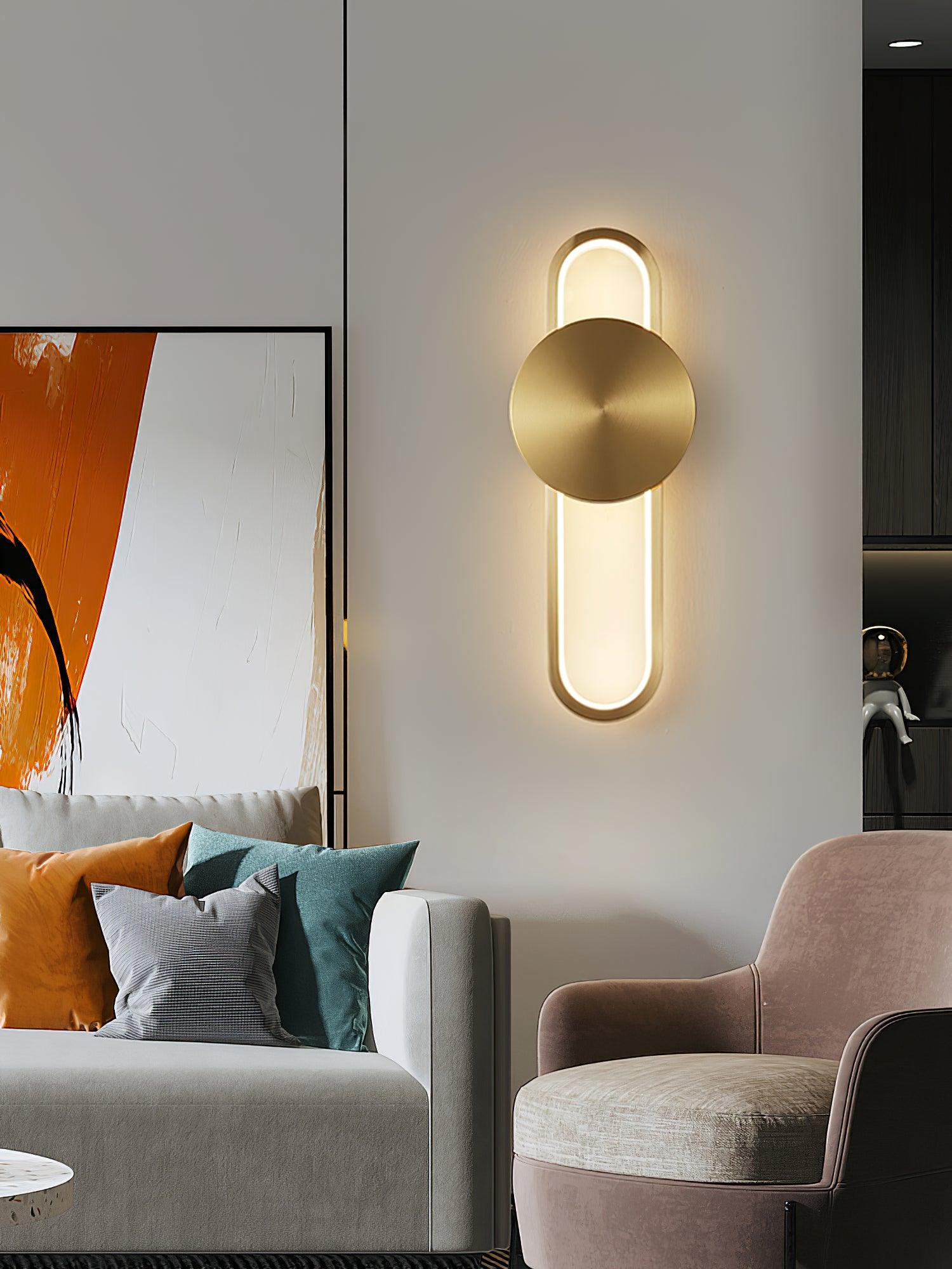 Orieniella Modern Minimalist Brass Wall Lamp