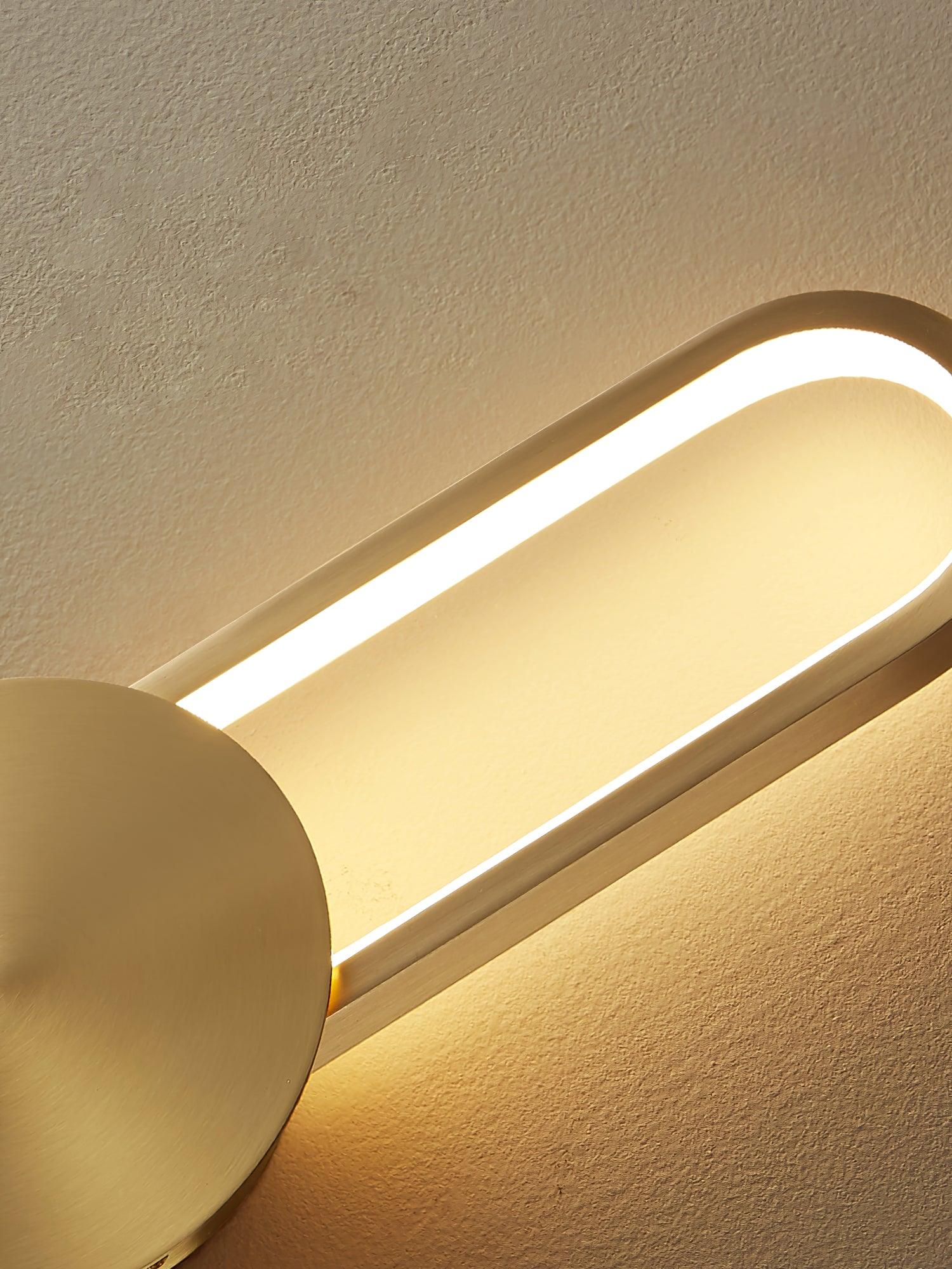 Orieniella Modern Minimalist Brass Wall Lamp